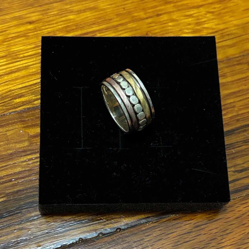 Vintage Sterling Spinner Unisex Ring